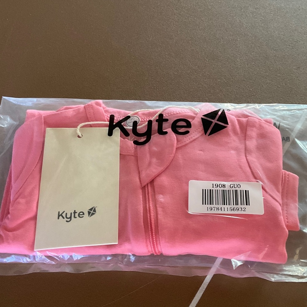 Kyte Baby Guava Pink Zipper Footies